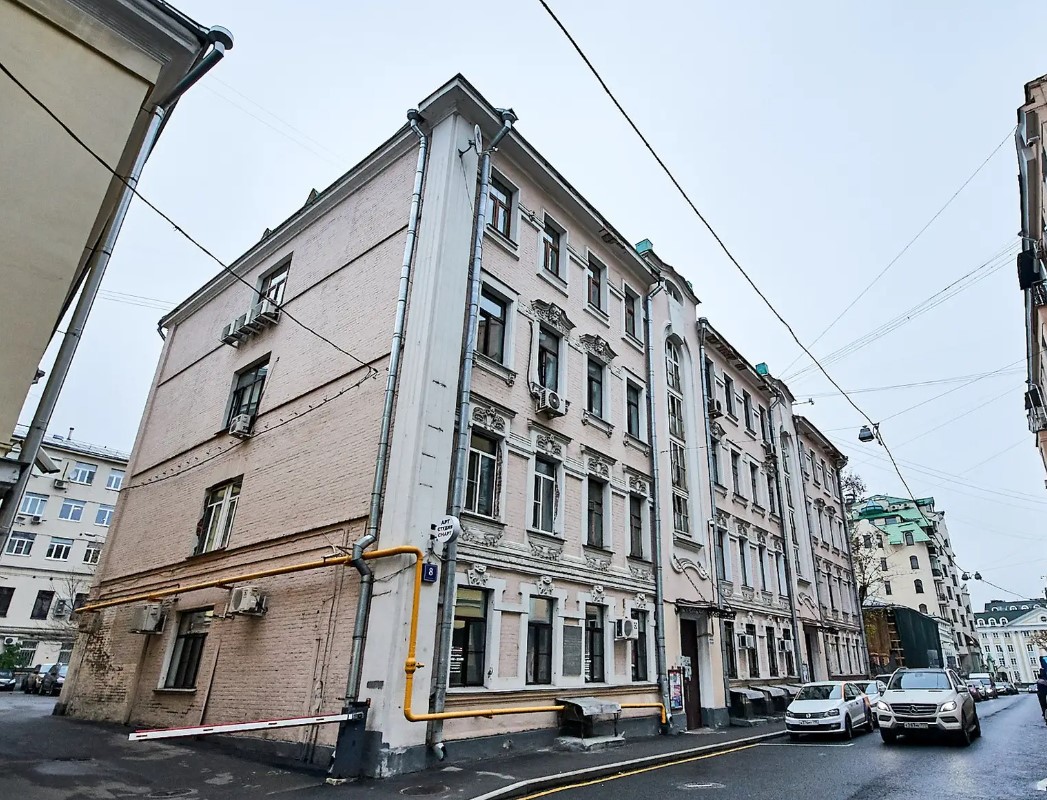 фасад дома, здание по адресу г Москва, Сеченовский пер, д 8 стр 3
